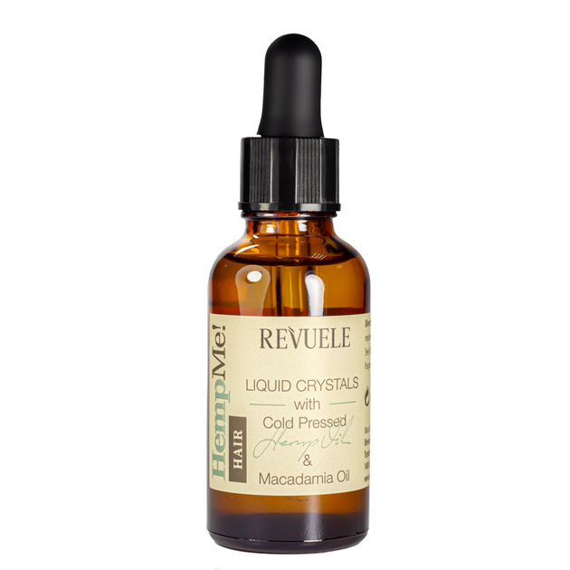 Жидкие кристаллы для волос Revuele Hemp Me Hair Liquid Crystals с маслом семян конопли 30 мл - Фото 2 Жидкие кристаллы для волос Revuele Hemp Me Hair Liquid Crystals с маслом семян конопли 30 мл - изображение 2