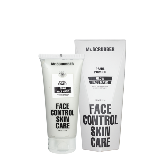 Маска для сияния кожи лица Mr.SCRUBBER Face Control Glow Mask с жемчужной пудрой 100 мл - Фото 1 Маска для сияния кожи лица Mr.SCRUBBER Face Control Glow Mask с жемчужной пудрой 100 мл - изображение 1