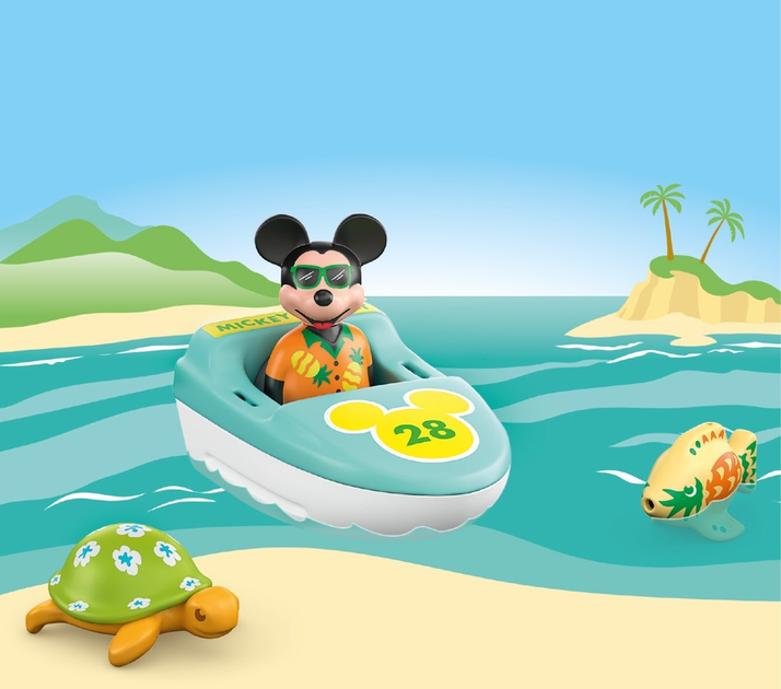 Іграшка для купання Playmobil Junior & Disney Mickey's Boat Tour (4008789717078) - зображення 2