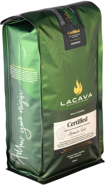 Kawa w ziarnach LaCava Certified Espresso 1 kg (5905215161360) - obraz 3