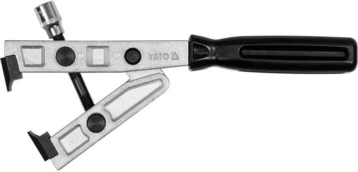 Щипці для затягування стрічкових металевих хомутів YATO 3/8" 270 мм діапазон 0 - 40 мм (YT-06535) - зображення 2