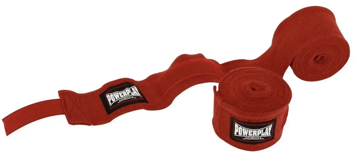 Бинт боксерский PowerPlay 3047 4.5 м Красный (PP_3047_4,5m_Red) - Фото 2 Бинт боксерский PowerPlay 3047 4.5 м Красный (PP_3047_4,5m_Red) - изображение 2