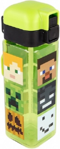 Bidon na wodę Stor Minecraft zielony 550 ml (8412497404025) - obraz 1