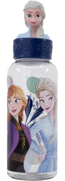 Bidon na wodę Stor Frozen z figurką 3D wielokolorowy 560 ml (8412497748549) - obraz 1