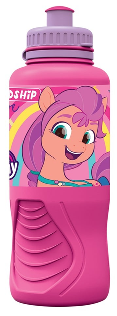 Bidon na wodę Stor My Little Pony Sports różowo-liliowy 430 ml (8412497614288) - obraz 1