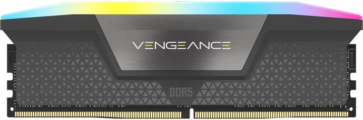 Pamięć RAM Corsair DDR5-5600 32768MB PC5-44800 (Kit of 2x16384) Vengeance RGB Grey (CMH32GX5M2B5600Z36K) - obraz 3