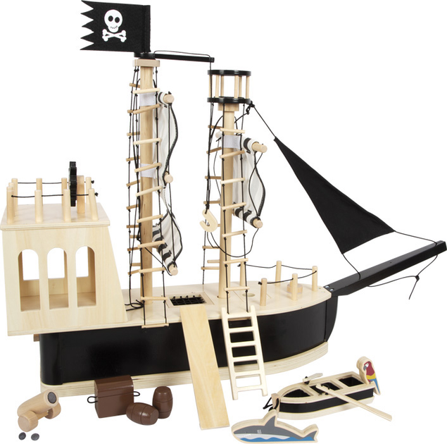 Zabawka drewniana Small Foot Pirate Ship (4020972124111) - obraz 1