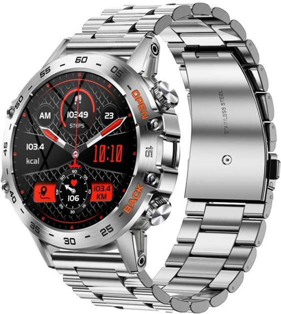 Мужские часы Uwatch Melanda Smart Delta K52 Nano Silver, 2 ремешка - изображение 2