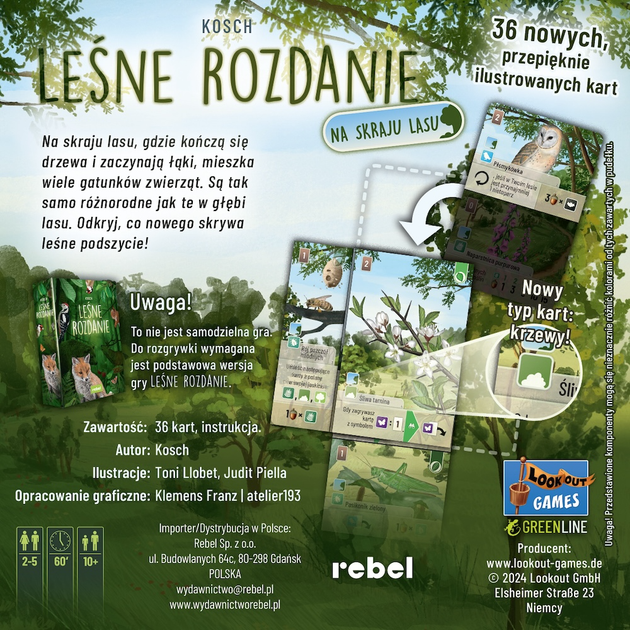 Gra planszowa Rebel Leśne rozdanie: Na skraju lasu (5902650619791) - obraz 4