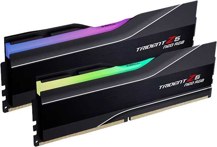 Pamięć RAM G.Skill DDR5-7200 32768MB PC5-57600 (Kit of 2x16384) Trident Z5 Neo RGB Black (F5-7200J3445G16GX2-TZ5NR) - obraz 2