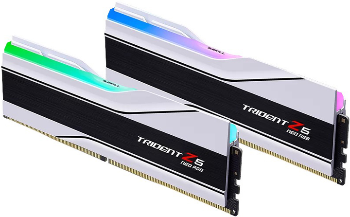 Pamięć RAM G.Skill DDR5-7200 32768MB PC5-57600 (Kit of 2x16384) Trident Z5 Neo RGB White (F5-7200J3445G16GX2-TZ5NRW) - obraz 2