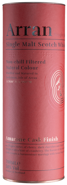 Виски Arran Amarone Cask 0.7 л 50% в тубусе (5060044481901) - изображение 3