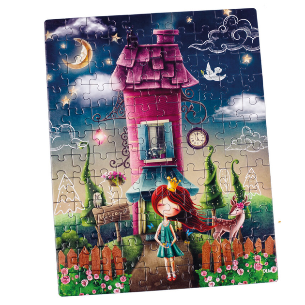 Пазлы «Волшебный дом принцессы» 120 деталей De.tail Vladi Toys (5903858961835) - Фото 2 Пазлы «Волшебный дом принцессы» 120 деталей De.tail Vladi Toys (5903858961835) - изображение 2
