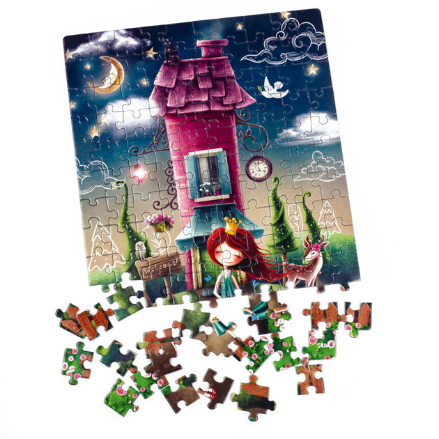 Пазлы «Волшебный дом принцессы» 120 деталей De.tail Vladi Toys (5903858961835) - Фото 3 Пазлы «Волшебный дом принцессы» 120 деталей De.tail Vladi Toys (5903858961835) - изображение 3