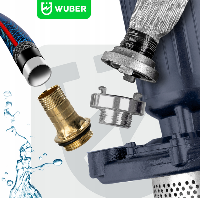 Дренажний насос для води Wuber 2100Вт 15000л/год W11002 - зображення 5
