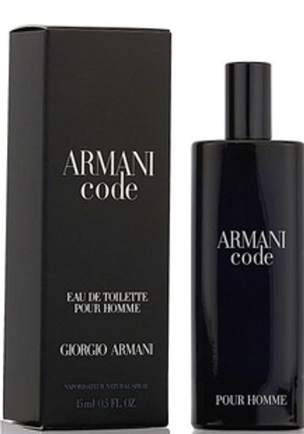 Парфумована вода для чоловіків Giorgio Armani Code Pour Homme спрей 15 мл (3614273604840) - зображення 2