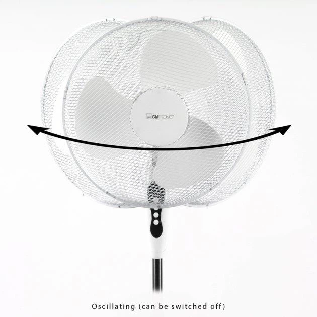 Вентилятор підлоговий CLATRONIC VL 3603 WHITE - изображение 5