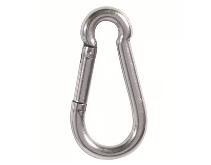 Карабін тактичний Mil-Tec нержавіюча сталь 8см Stainless Steel Carabiner (15924080) - изображение 2