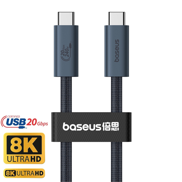 Кабель THUNDERBOLT 3 USB 4.0 Type-C - Type-C Baseus Flash 2 Full ...