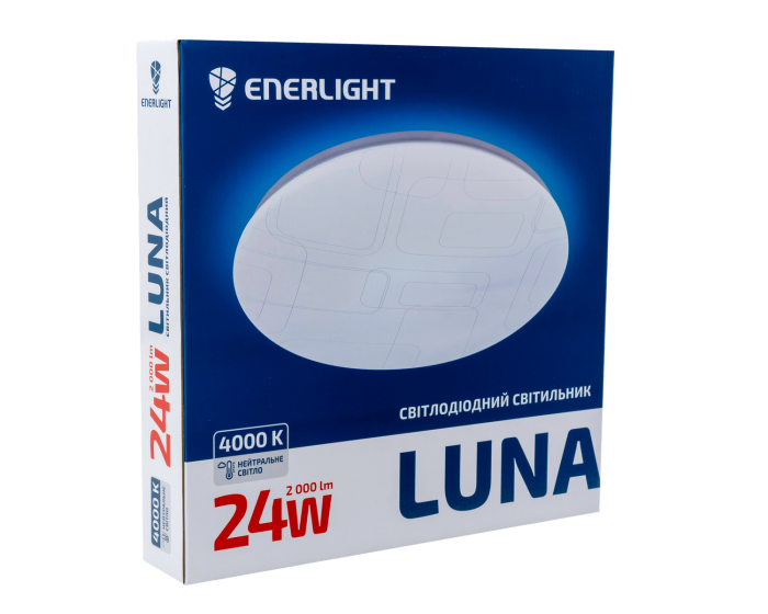 Светильник потолочный светодиодный ENERLIGHT LUNA 24Вт 4000К - изображение 2