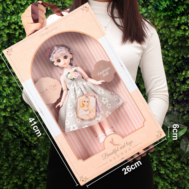 Кукла в платье шарнирная Эмма Fashion Doll в подарочной коробке (SVS) - изображение 2
