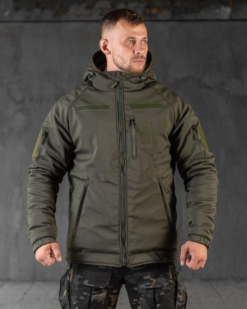 Тактична зимова куртка SoftShell Omni-Heat до -20 3XL олива (89430) - зображення 1