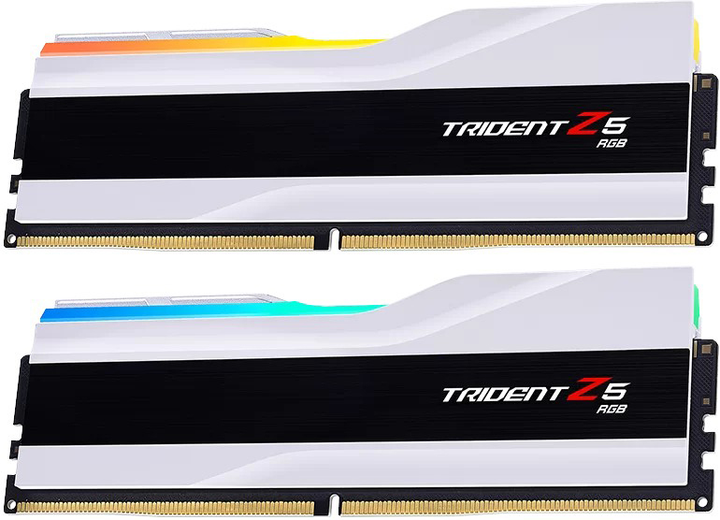 Pamięć RAM G.Skill DDR5-8400 49152MB PC5-67200 (Kit of 2x24576) Trident Z5 RGB White (F5-8400J4052G24GX2-TZ5RW) - obraz 1