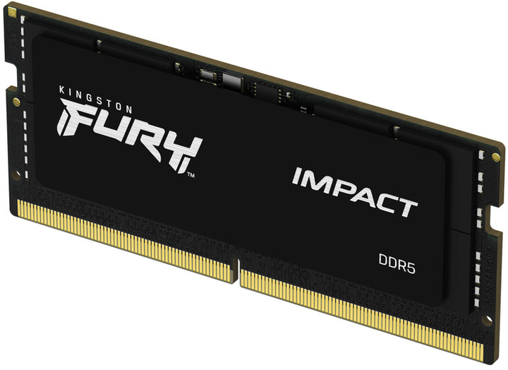 Pamięć RAM Kingston Fury SODIMM DDR5-6000 16384MB PC5-48000 Impact (KF560S38IB-16) - obraz 2