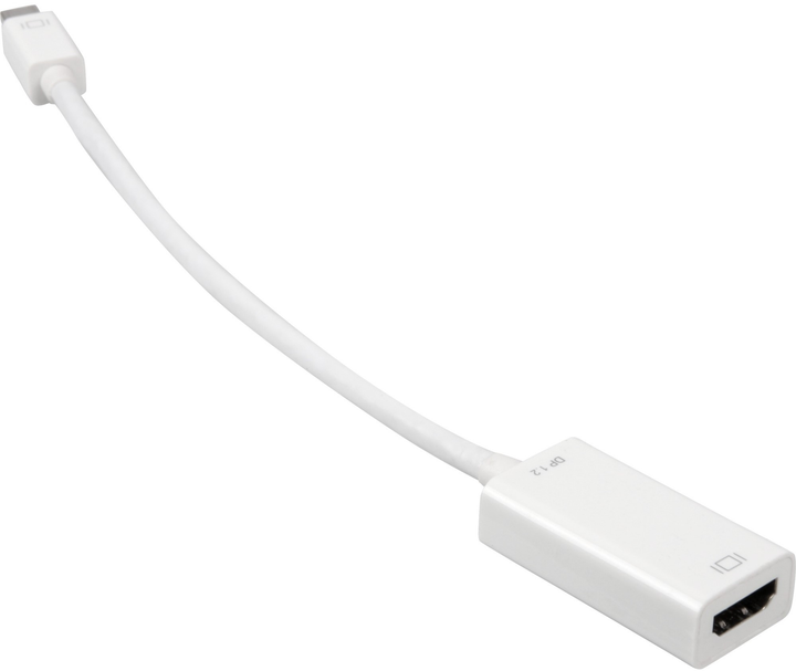 Adapter Sharkoon mini DisplayPort 1.2 - HDMI M/F White (4044951017362) - obraz 1