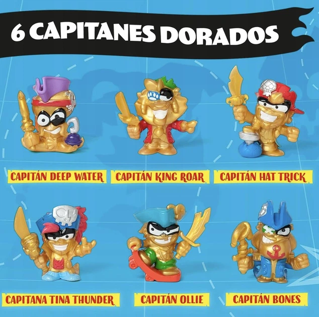 Золотий набір Piratix The Wild Crew + Captain King Roar 6 фігурок