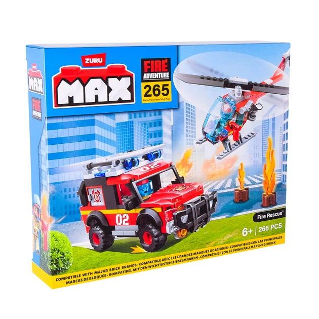 Конструктор Zuru Max City Пожежні 265 деталей (83166) (10-598611