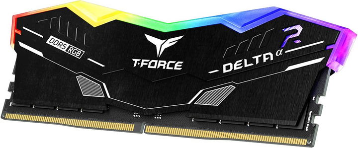 Pamięć RAM Team Group DDR5-6000 32768MB PC5-48000 (Kit of 2x16384) T-Force Deltaα RGB Black (FF7D532G6000HC30DC01) - obraz 4