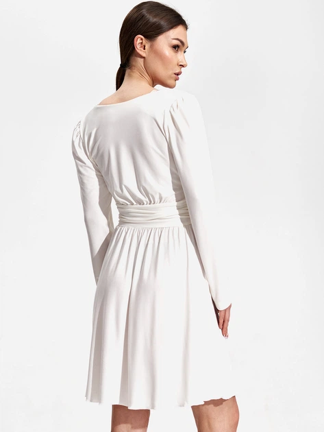 Sukienka trapezowa damska Figl M861 L Ecru (5902194409445) - obraz 2