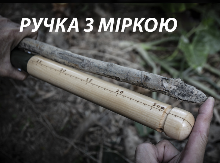 Складная саперная лопата 8 в 1 с деревянной ручкой 58 см KT6008302 - Фото 5 Складная саперная лопата 8 в 1 с деревянной ручкой 58 см KT6008302 - изображение 5