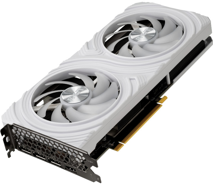 Karta graficzna Palit PCI-Ex GeForce RTX 4070 12GB Dual OC GDDR6X (192bit) (2475/21000) (1 x HDMI, 3 x DisplayPort) White (NE64070S19K9-1048L) - obraz 2