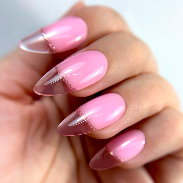 Моделюючий гель для нігтів PNB UV/LED Strong Iron Gel Crystal Pink 016 17 мл - зображення 3