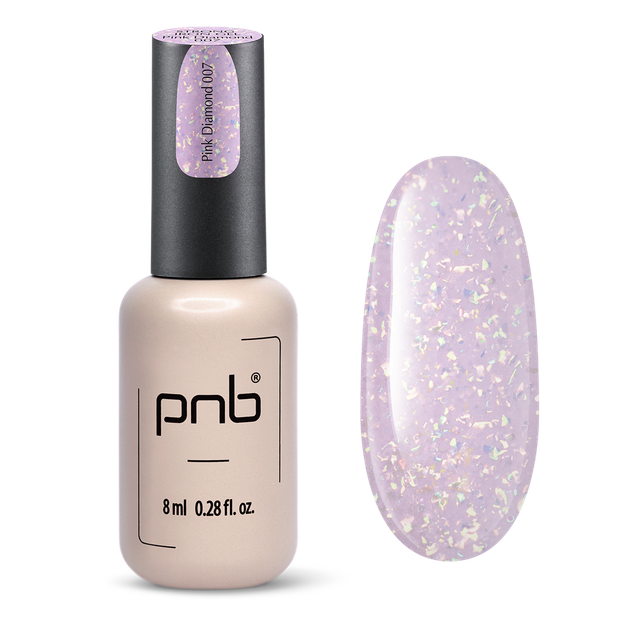 Моделюючий гель для нігтів PNB Strong Iron Gel Pink Diamond 8 мл - Фото 1 Моделюючий гель для нігтів PNB Strong Iron Gel Pink Diamond 8 мл - изображение 1