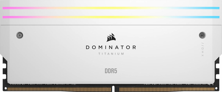 Pamięć Corsair DDR5-6400 32768MB PC5-51200 (Kit of 2x16384) Dominator Titanium RGB (CMP32GX5M2B6400C32W) - obraz 3