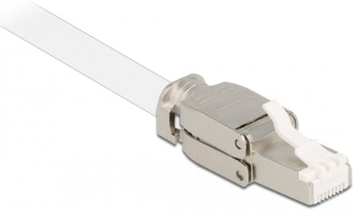 Мережева вилка DeLOCK RJ-45 Cat. 6a STP Silver (4043619869275) - зображення 3
