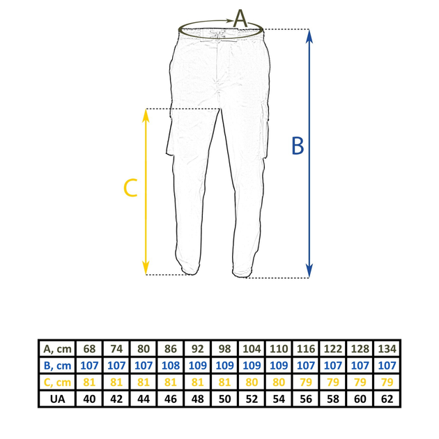 Штани Джогери Ріп-Стоп ММ-14 (піксель ЗСУ) 58 - зображення 2