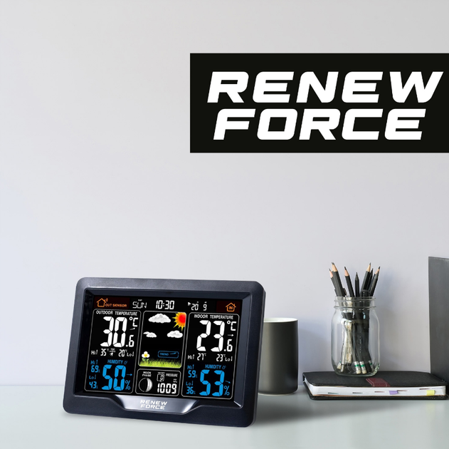 Метеостанция беспроводная Renew Force FJ3383E - изображение 6
