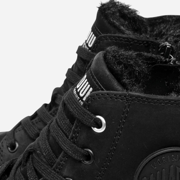 Чоловічі зимові черевики Palladium Pampa Hi Zip Wl 05982-010-M 42.5 (8.5UK) 27.5 см Чорні (889423469263) - зображення 6
