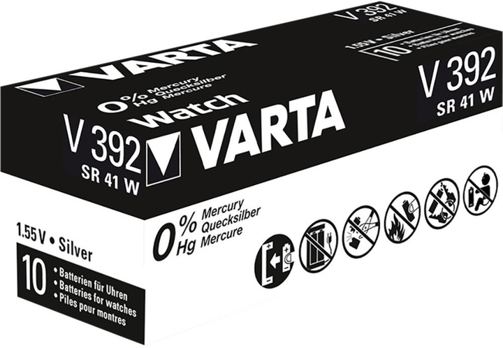 Батарейки Varta Professional V392 1.55 В 10 шт. (4008496273706) - зображення 1