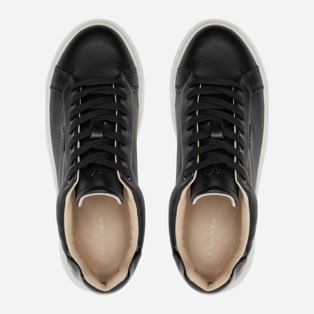 Sneakersy niskie damskie skórzane Calvin Klein HW0HW021190GM 40 Czarne (8720639033843) - obraz 4