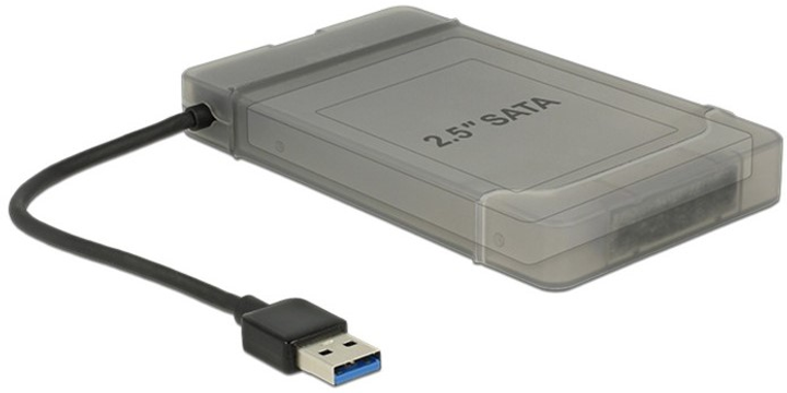 Kieszeń zewnętrzna Delock do 2.5″ SATA 22 do USB 3.2 Gen 1 Type-A (4043619627424) - obraz 1