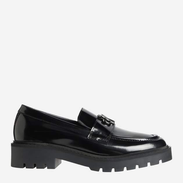 Loafersy damskie skórzane Calvin Klein Jeans YW0YW015030GT 38 Czarne (8720639183340) - obraz 1