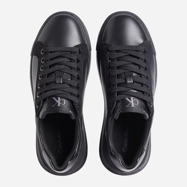 Sneakersy damskie skórzane Calvin Klein Jeans YW0YW016140GJ 39 Czarne (8720639483181) - obraz 4
