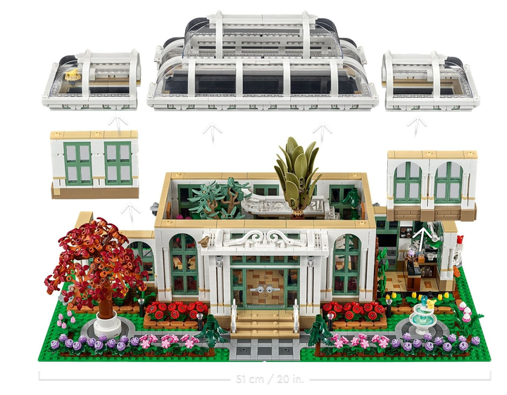 Zestaw klocków LEGO Ideas Ogród botaniczny 3792 elementow (21353) - obraz 4