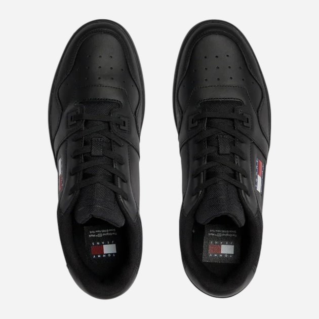 Sneakersy męskie Tommy Jeans EM0EM01395BDS 46 Czarne (8720646063222) - obraz 5