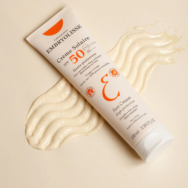 Krem przeciwsłoneczny do twarzy i ciała Embryolisse SPF 50 nawilżający 100 ml (3350900002763) - obraz 3
